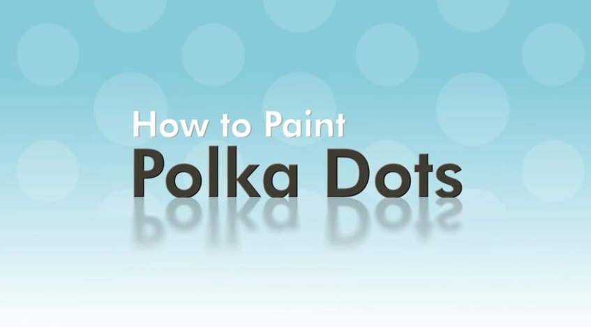 How to Paint Polka Dots